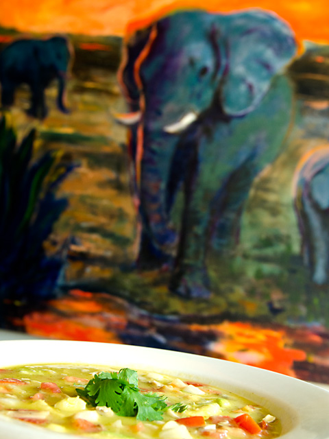 The Elephant Walk in Waltham's Avocado Citrus Soup